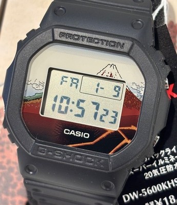 Casio G-SHOCK DW-5600KHSH25-1JR Katsushika Hokusai aus JAPAN