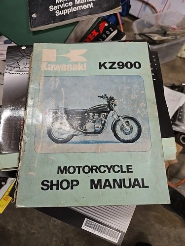 Kawasaki KZ900 Motorcycle Shop Manual Repair 1972 - 1977 OEM Original