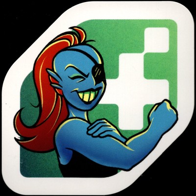 Fangamer Undertale Undyne Sticker Series #004 Laura Verdin Limited Bonus Extra