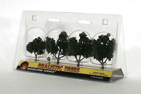 Woodland Scenics 1504 todas las escalas RMT caducifolio medio verde 2 a 3 pulgadas 4- | Zustand: New
