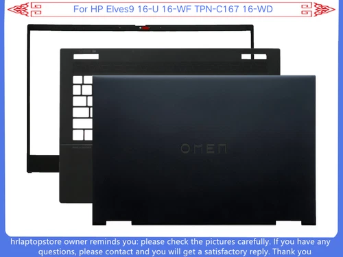 New For HP Elves9 16-U 16-WF TPN-C167 16-WD LCD Back Cover/Bezel /Palmrest Cover