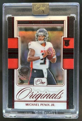 2024 Panini One Michael Penix Jr. Originals RC Red Rookie #14/49 Falcons