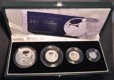 Britannia Collection 2005 SILVER PROOF Two Pound £2 Pound £1 50p and 20p