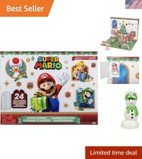 Limited Edition Santa Mario and Friends Advent Calendar - Fun Holiday Countdown!
