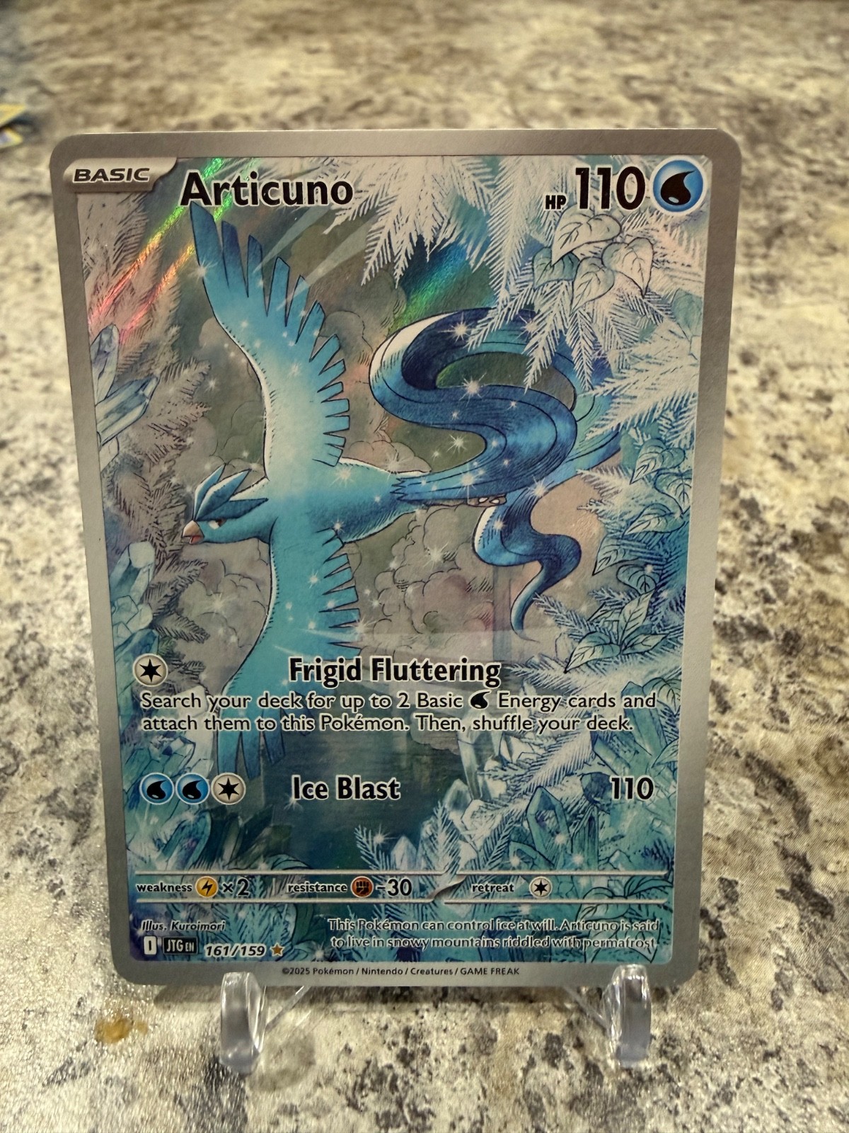Articuno 161/159 Journey Together Illustration Rare Pokemon