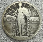 Standing Liberty Quarter 90% silver us coin 25C