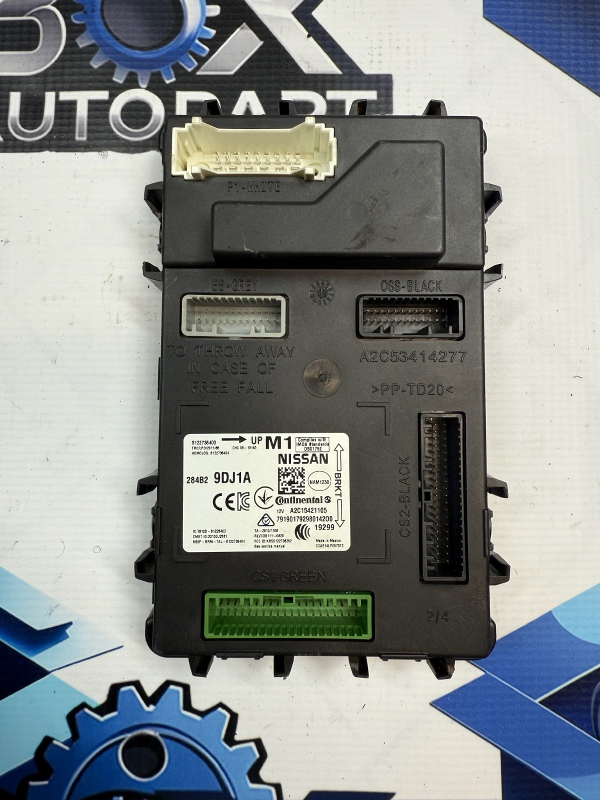 2019-2023 NISSAN MAXIMA BCM BODY COMPUTER CONTROL MODULE UNIT OEM 284B29DJ1A