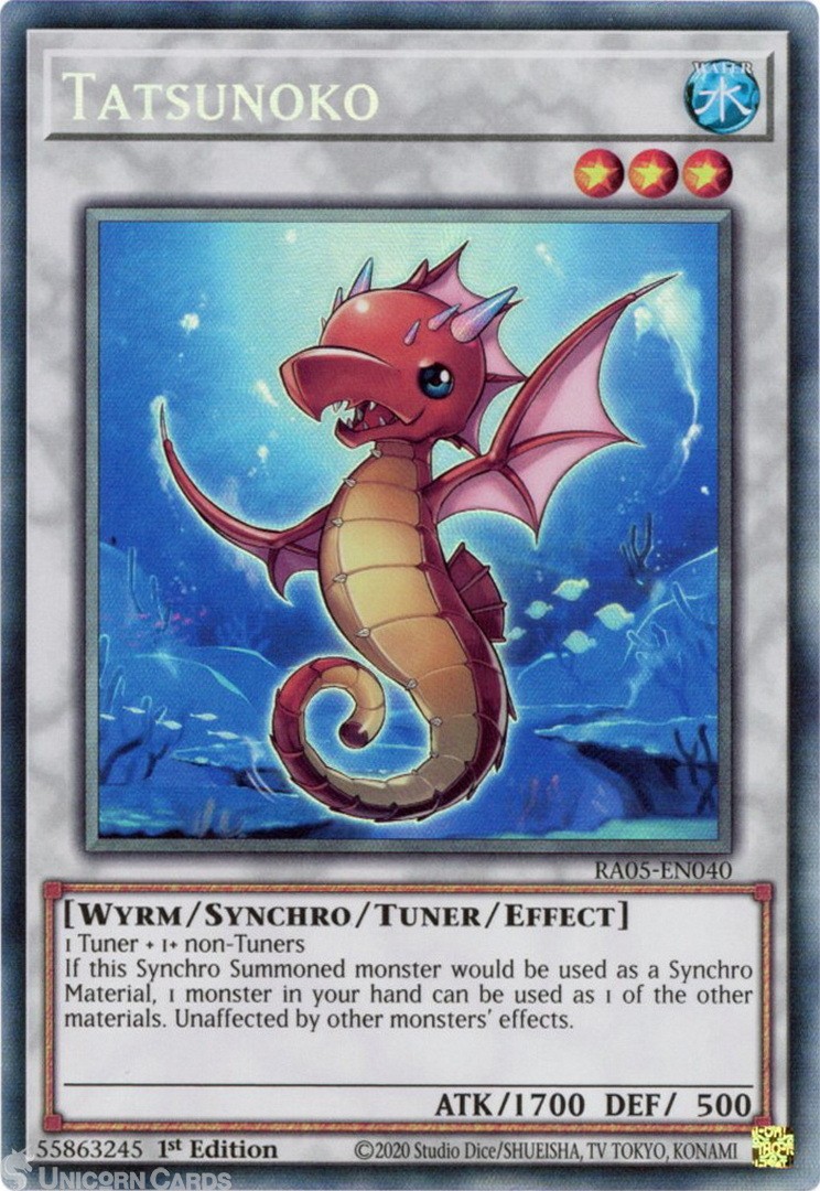 RA05-EN040 Tatsunoko : Collector's Rare 1st Edition Mint YuGiOh Card