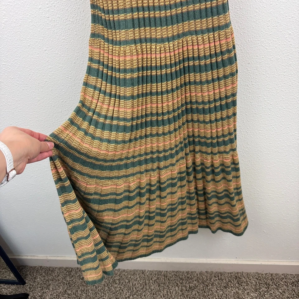 Vestido Suéter Madewell Rayas Sin Mangas XXS Lana Merino Informal Fácil Foto 4 de 4