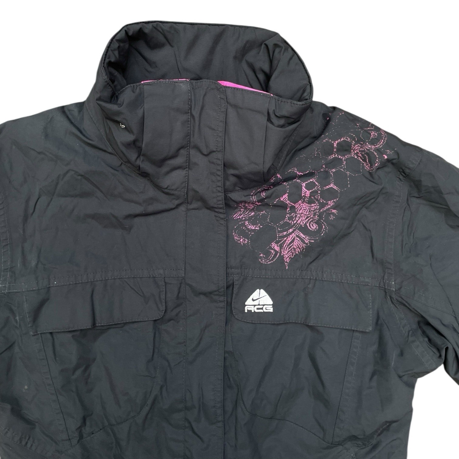 Vintage Nike ACG Ladies Coat - Medium Black image 3