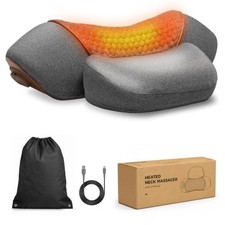2026 Upgraded Neck Massager Pillow - 3-in-1 Rechargeable Cordless Massage