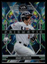 2026 Panini Stars & Stripes Prizm #3 Grady Emerson Prizmatic Silver Prizm