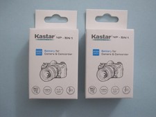 Kastar Battery For Camera And Camcorde - NP-BN1 - Two pack