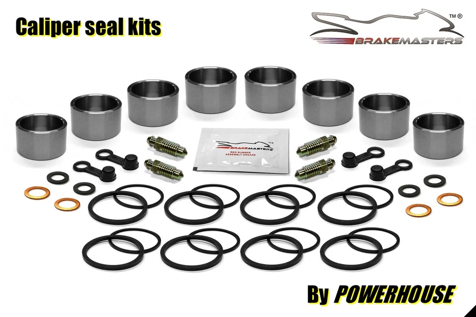 Suzuki GSX600 F Katana R 1994 front brake caliper piston parts seal kit GN27A Foto 2 de 4