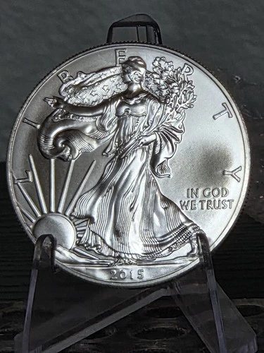 2015 American Silver Eagle BU 1 Oz Coin US Dollar MINT Brilliant Uncirculated