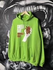 Vintage Green Day American Idiot Green Hoodie Size XL