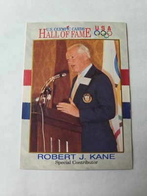 1991 Impel US Olympic Hall of Fame ROBERT J. KANE #75. E8