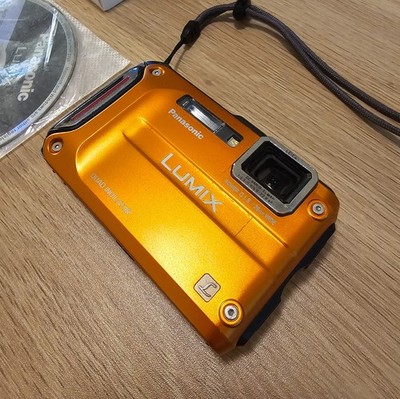 Panasonic LUMIX DMC-TS4/DMC-FT4 12.1MP Digital Camera - Orange for
