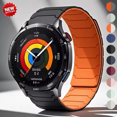 Magnet Silikon Armband für Samsung Galaxy Active 2 Watch 7 6 5 4 3 45/47/41/40mm