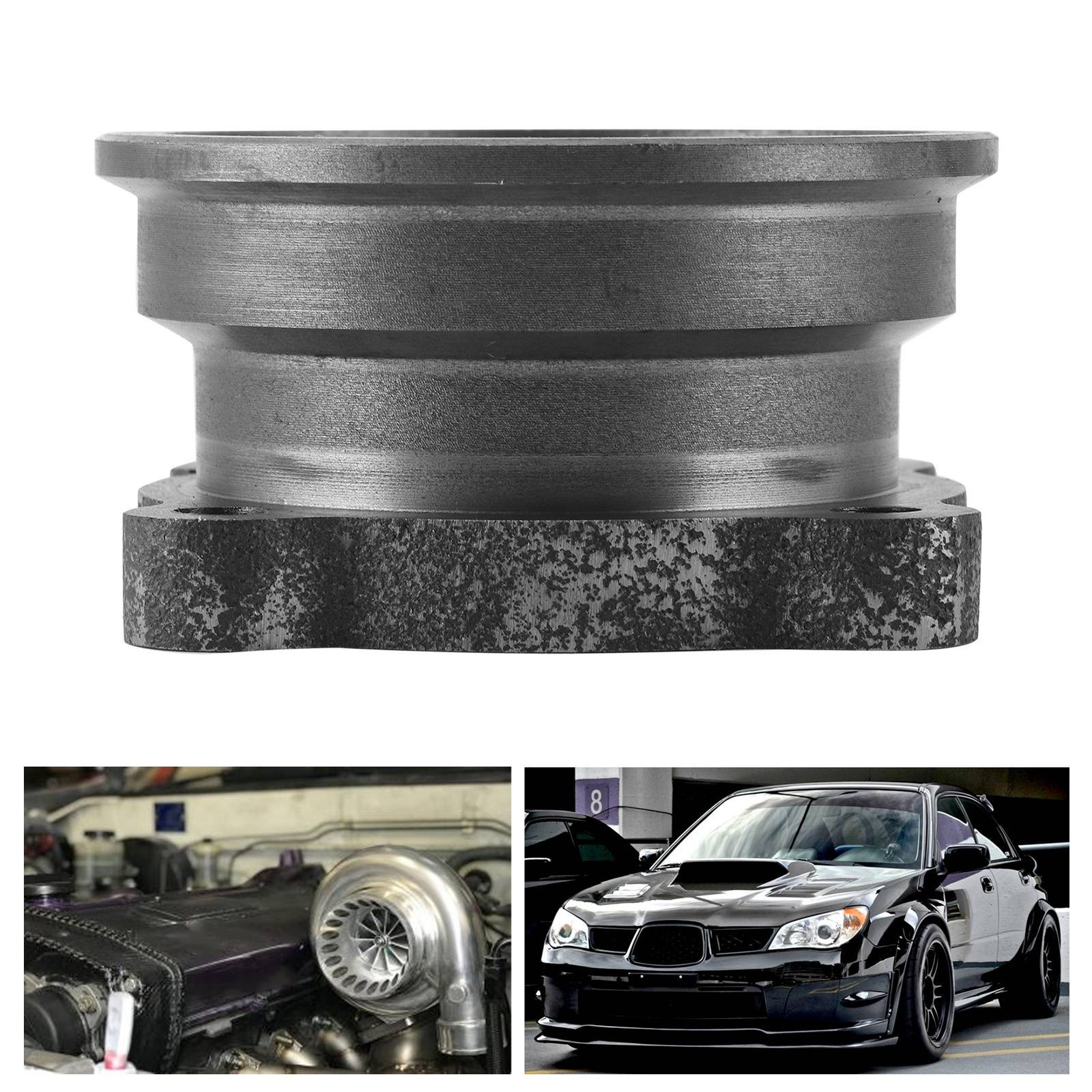 VBand Exhaust Flange Adapter Turbo Downpipe 4 Bolt Holes For 2.5in-3in Universal