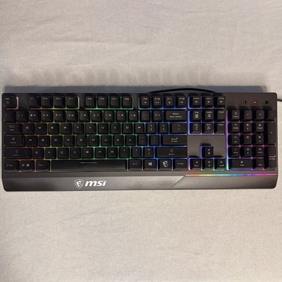MSI Mechanical Gaming Keyboard - Vigor GK30 - Wired Black RGB Lighting Full Size