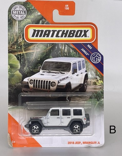 MATCHBOX - 2018 JEEP WRANGLER JL - 1/64 - WHITE - MBX JUNGLE