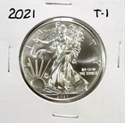 2021 Type-1 American Silver Eagle BU 1 oz #SC