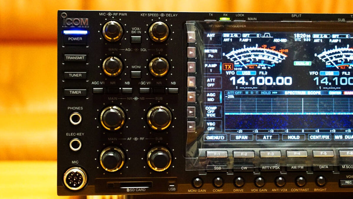 トランシーバー IC-7851 Icom IC-7851 HF/50MHz 200W All Mode Transceiver – Japan Model