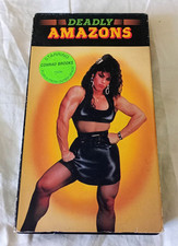 Deadly Amazons VHS Rare Anthology Glamazons Kageena Leilani SOV Conrad Brooks