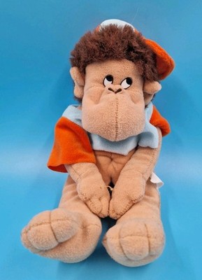 Lustiger Affe mit Cap + Shirt 25 cm Stofftier Monkey Giftworks Ltd