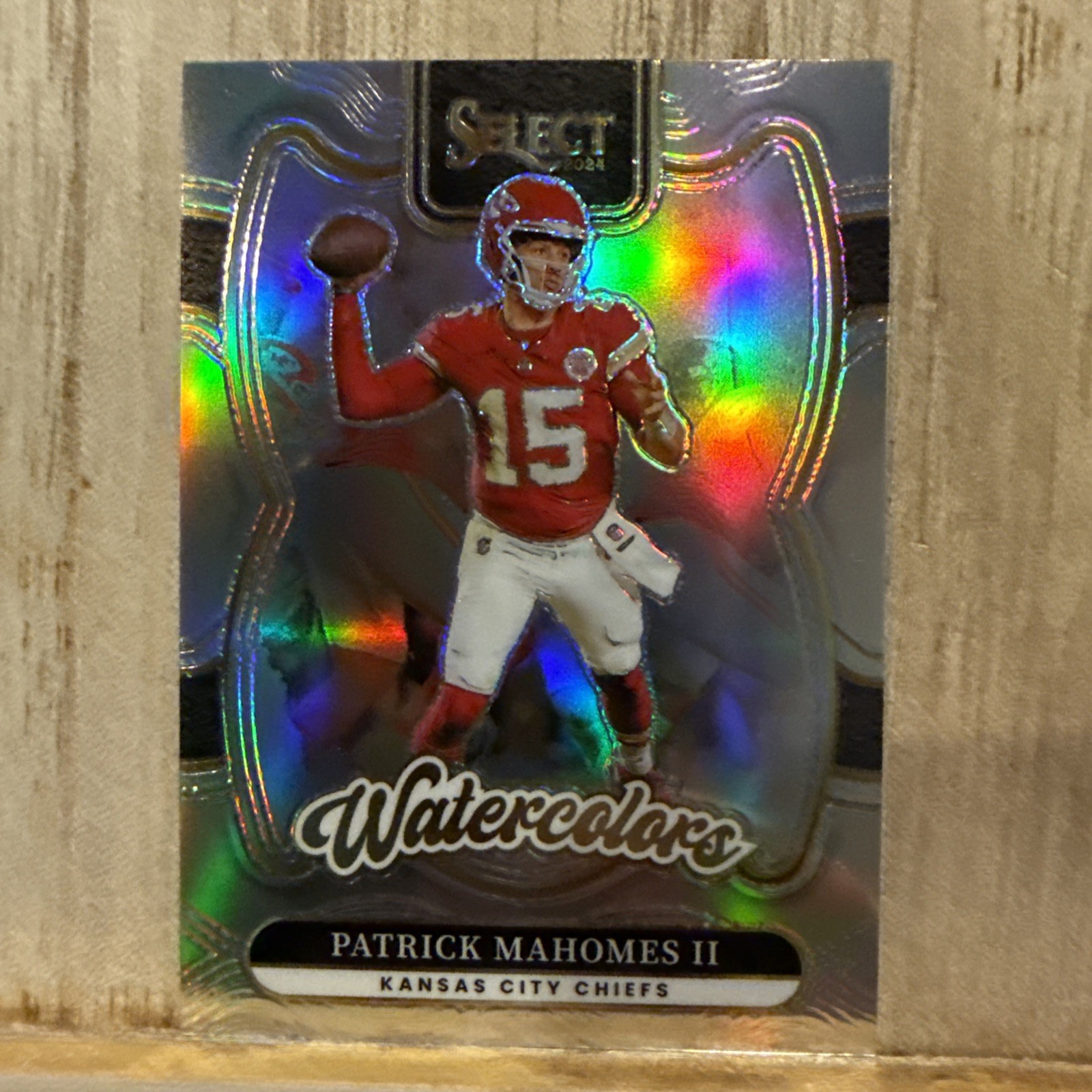 2024 Panini Select PRIZM WATERCOLORS SSP Case Hit Chiefs Patrick Mahomes 