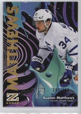 2024-25 Skybox Metal Universe Z-Force Rave 293/399 Auston Matthews #46 1p3j