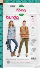 Misses' Blouse Burda style Sewing Craft Pattern # 6354 10-20 NEW & UNCUT!