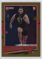 2020 Panini Donruss Rookie Press Proof Gold 41/50 Jedrick Wills #269 a8x