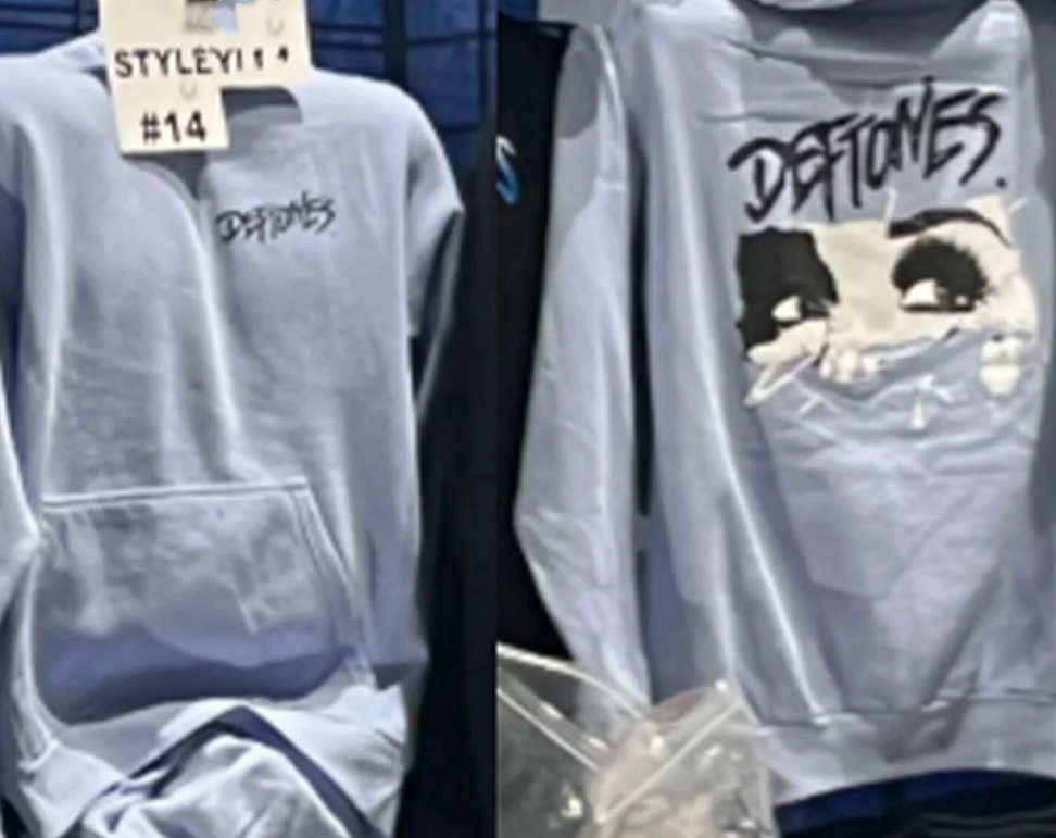 2025 DEFTONES Hoodie North American Tour 2 sides blue All sizes JJ6167