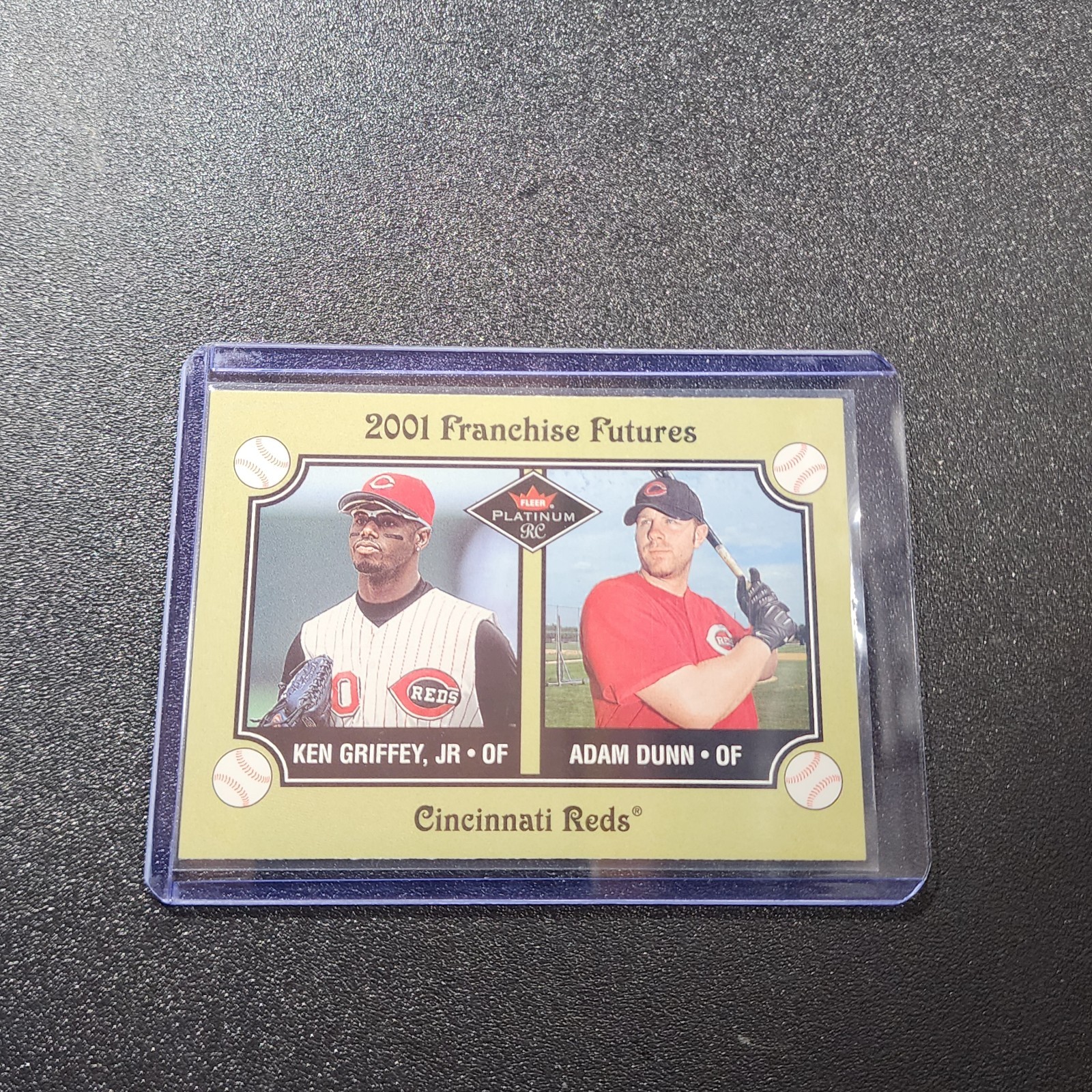 2001 Fleer Platinum - Franchise Futures Ken Griffey Jr, Adam Dunn #469