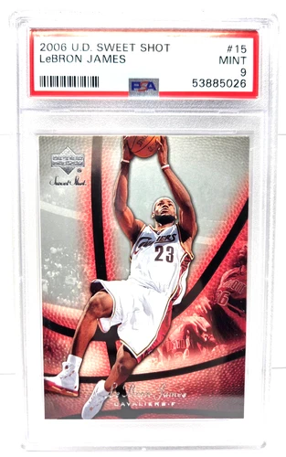 2006 Upper Deck Sweet Shot LeBRON JAMES Basketball Card PSA 9 MINT