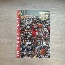1992-93 Upper Deck - Michael Jordan #453 1987, 1988 Two-Time Champion
