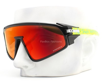 Oakley Latch Panel Sunglasses OO9404 Black Ink Neon Yellow Prizm