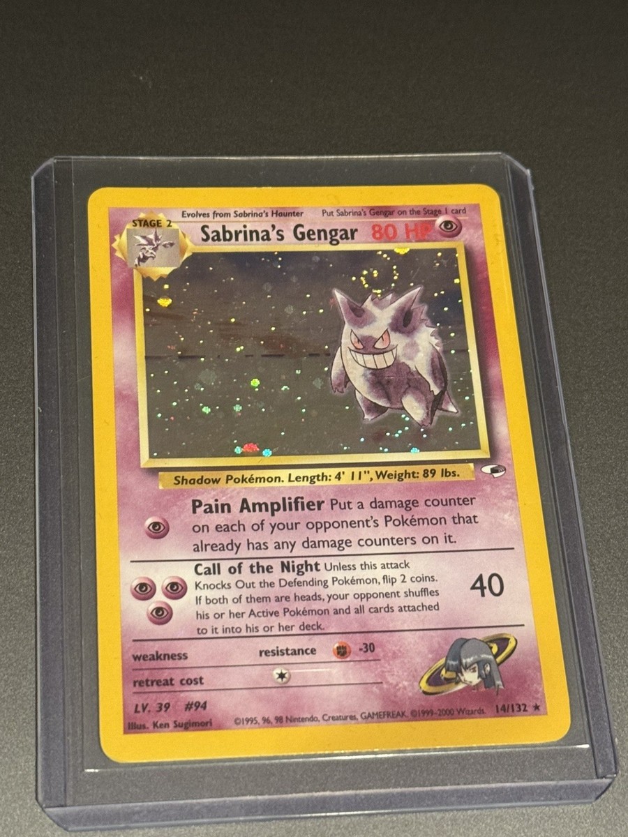 Mind Swirl 🌀 - 2000 Pokemon Gym Heroes Sabrina's Gengar 14/132