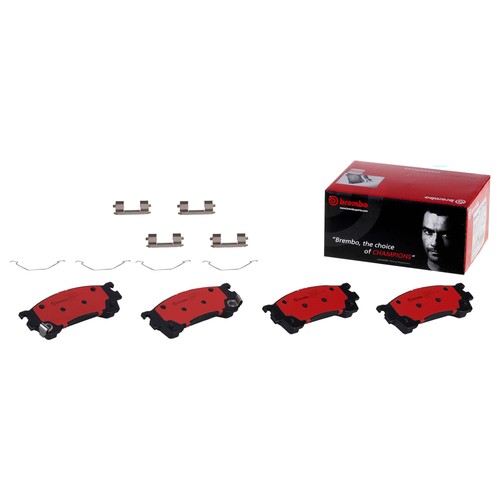 Kit de pastillas de freno delanteras cerámicas Brembo P49023N para sonda 1989-97 / 94-02 Mazda 626 - Imagen 3 de 13