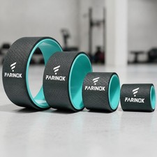 Yoga Wheel Set of 3+1, Upgraded 10MM Thick Back Wheels for Pain Relief