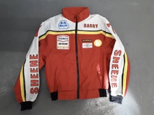 Custom Made Barry Men’s Motorbike Cowhide Leather Jacket Armored CE Approved