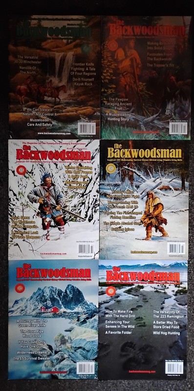 The Backwoodsman Magazine 6 Issue Lot 2021 2022