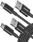 Anker Cable [2 Pack 10ft], USB A to C for iPhone 17 10ft, Black