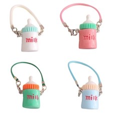 Charm Resin Drink Bottle Charm for Keyrings Doll Clothes and Bag Decoratin