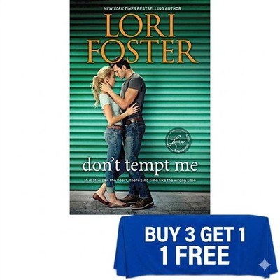 Don't Tempt Me Paperback Book by Lori Foster - Romance Novel