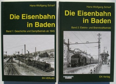 Die Eisenbahn in Baden Band 1+2 Buch EK-Verlag Ellok Dampflok Brennkraftbetrieb