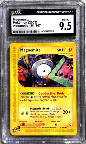 Magnemite graded CGC 9.5 for sale on eBay