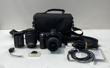 Nikon D50 6.1MP DX DSLR Camera Kit w/ 28-80mm  55-200mm Lenses F Mount